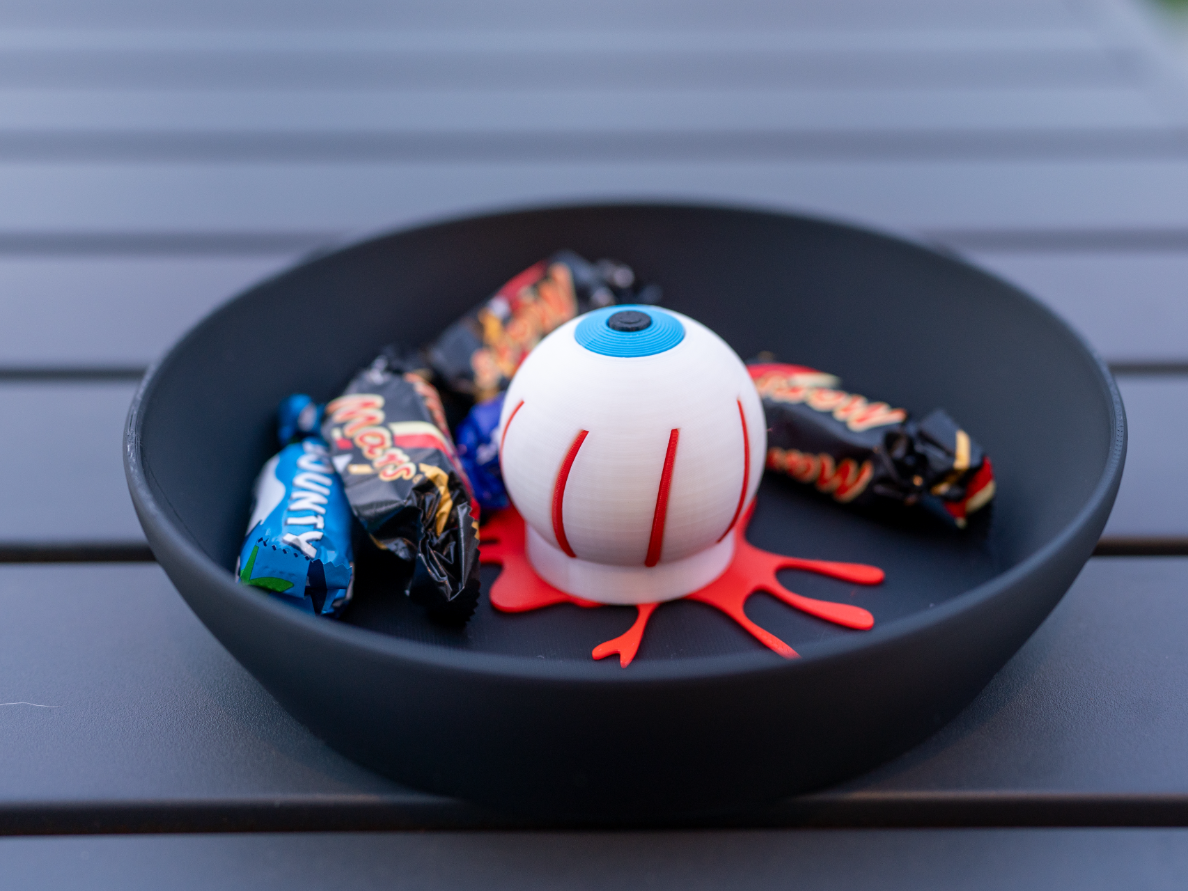Halloween bloodshot eye candy bowl (no AMS)