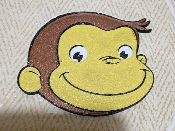 Curious George Car - Fridge Magnet