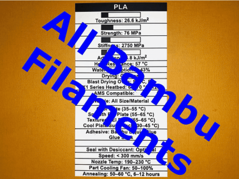 Bambu PDF Filament Guide