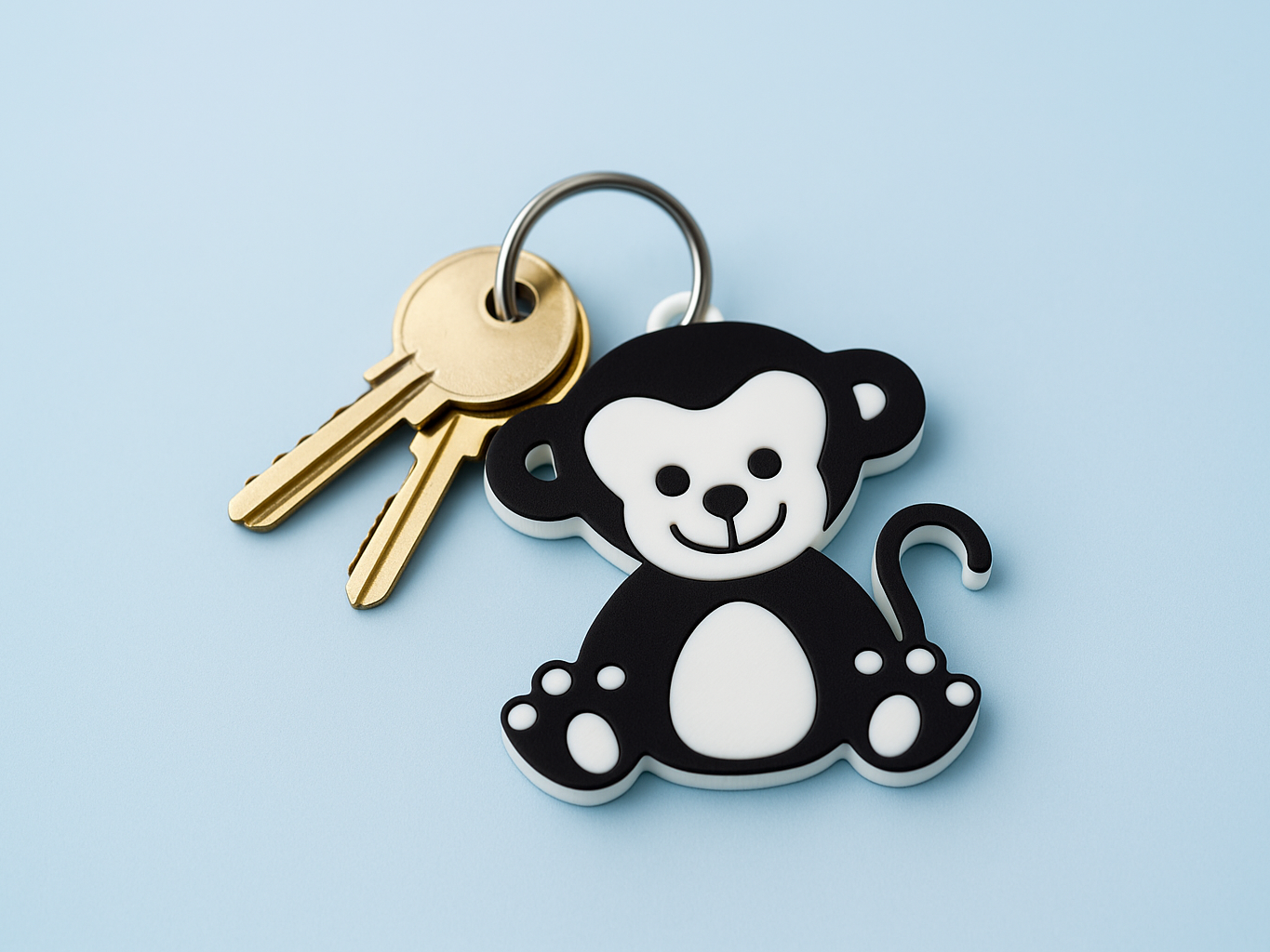 Monkey Keychain