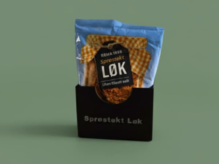 Sprøstekt Løk holder