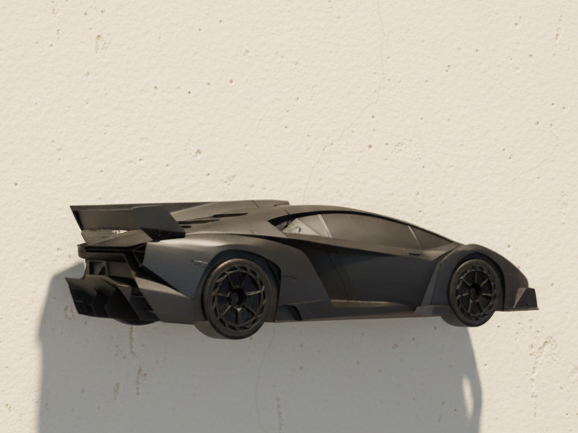 Lamborghini Veneno Wall Art - Side View