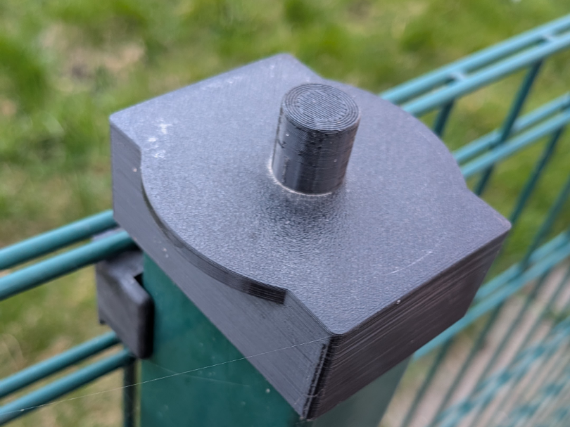 Standfuß Solar Panel 60x40 Kappe Zaunpfosten V2