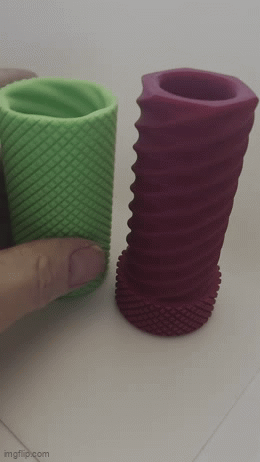 Twist together storage tube