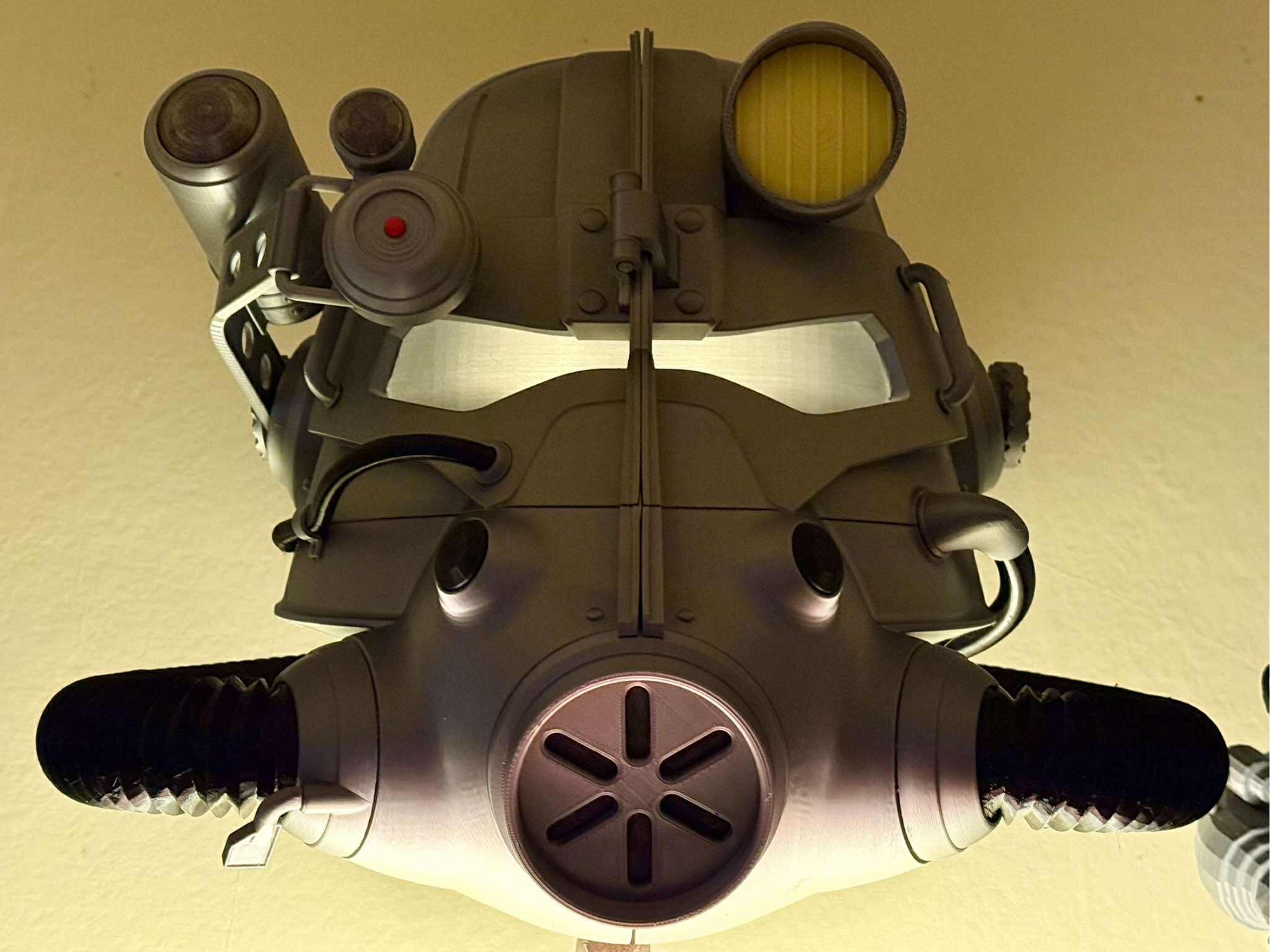 T-45 Power Armor Helmet Small Side Hoses