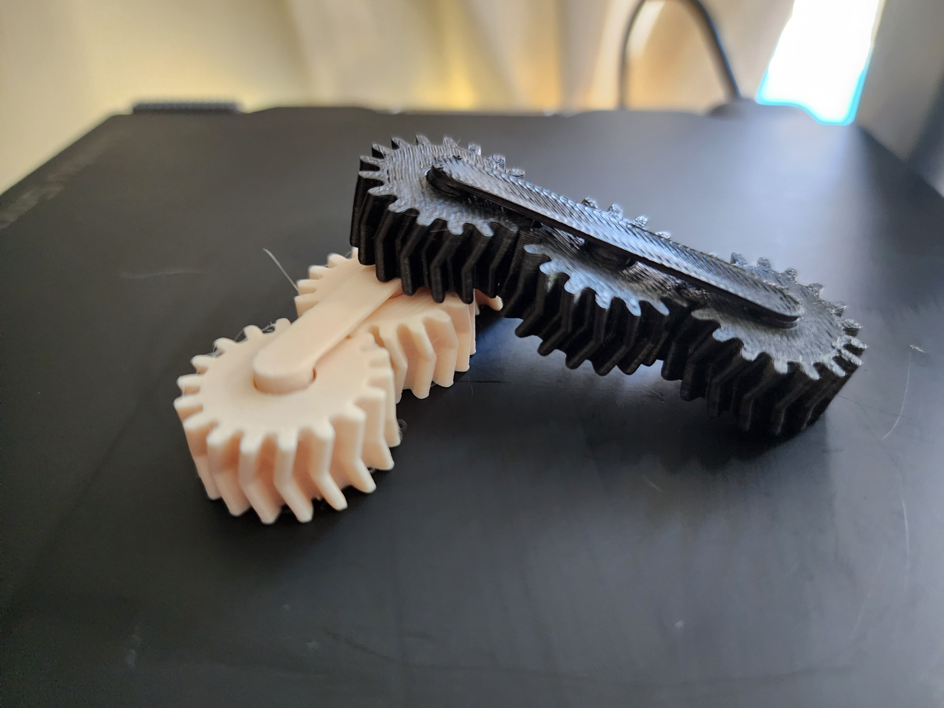 Triple Helical Gears Fidget Toy