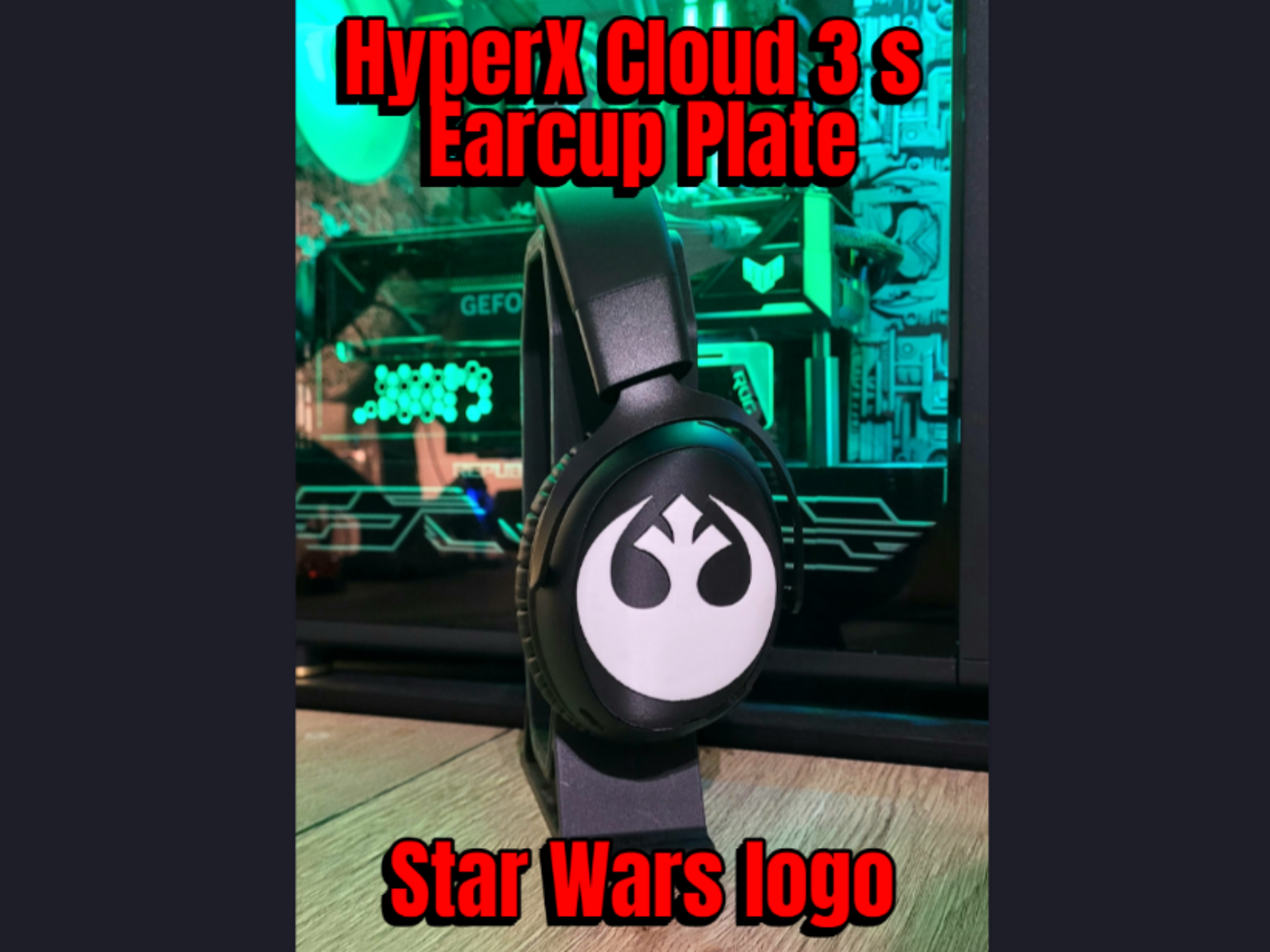 HyperX Cloud 3 s Wireless Earcup Plate - Star Wars