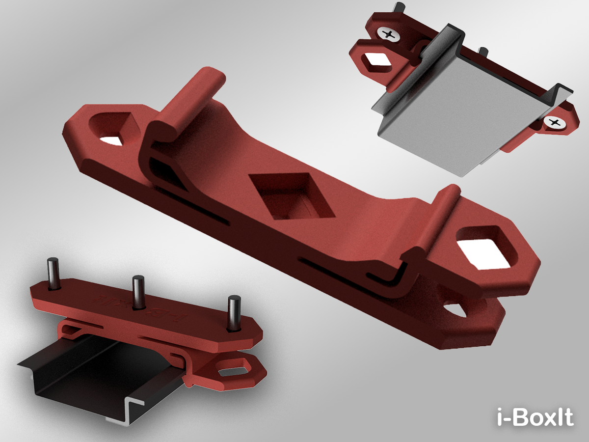 DIN Rail Clip - 50mm Screw-able