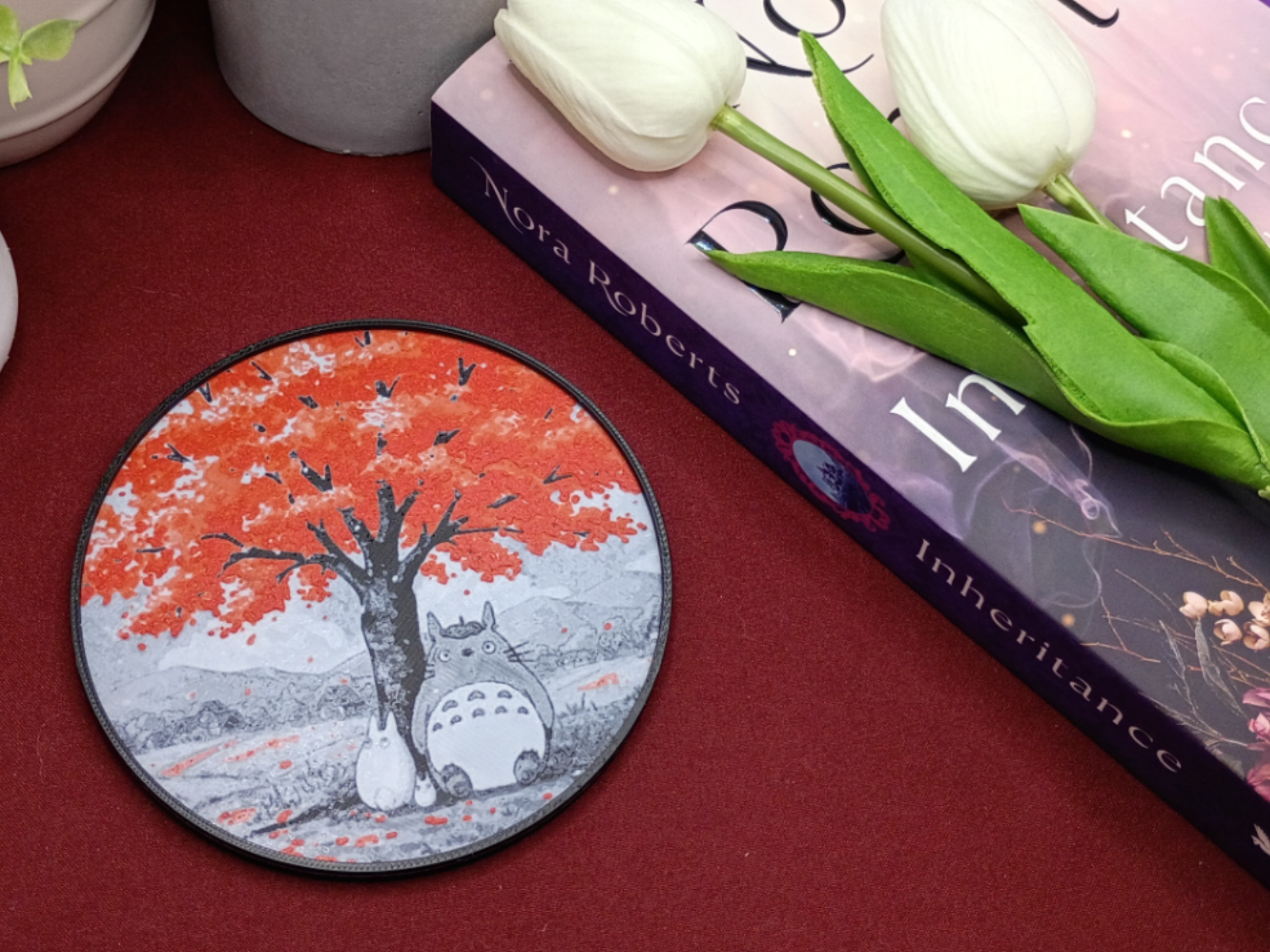 Spring Time Totoro Coaster