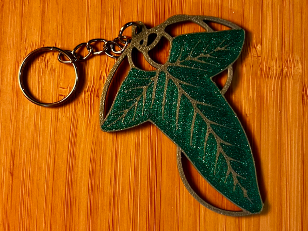 Leaf of Lorien keychain