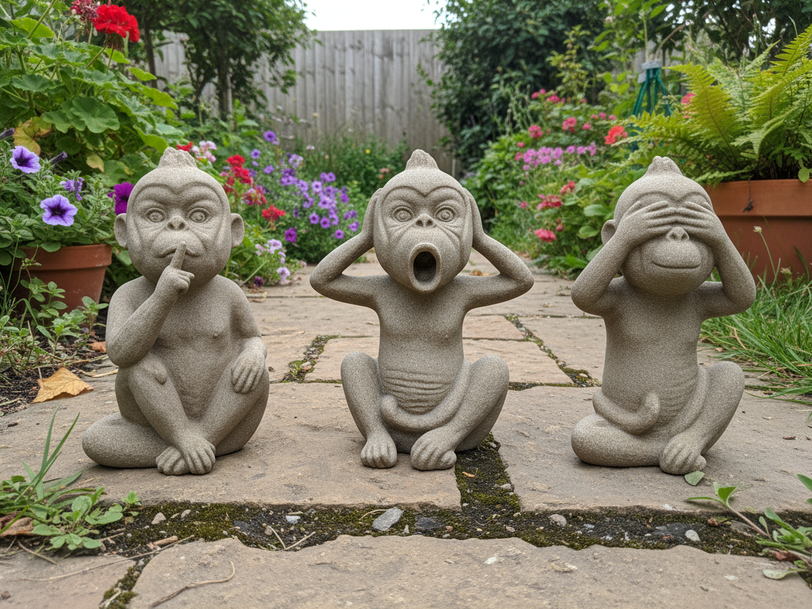 monkeys – see no evil, hear no evil, speak no evil