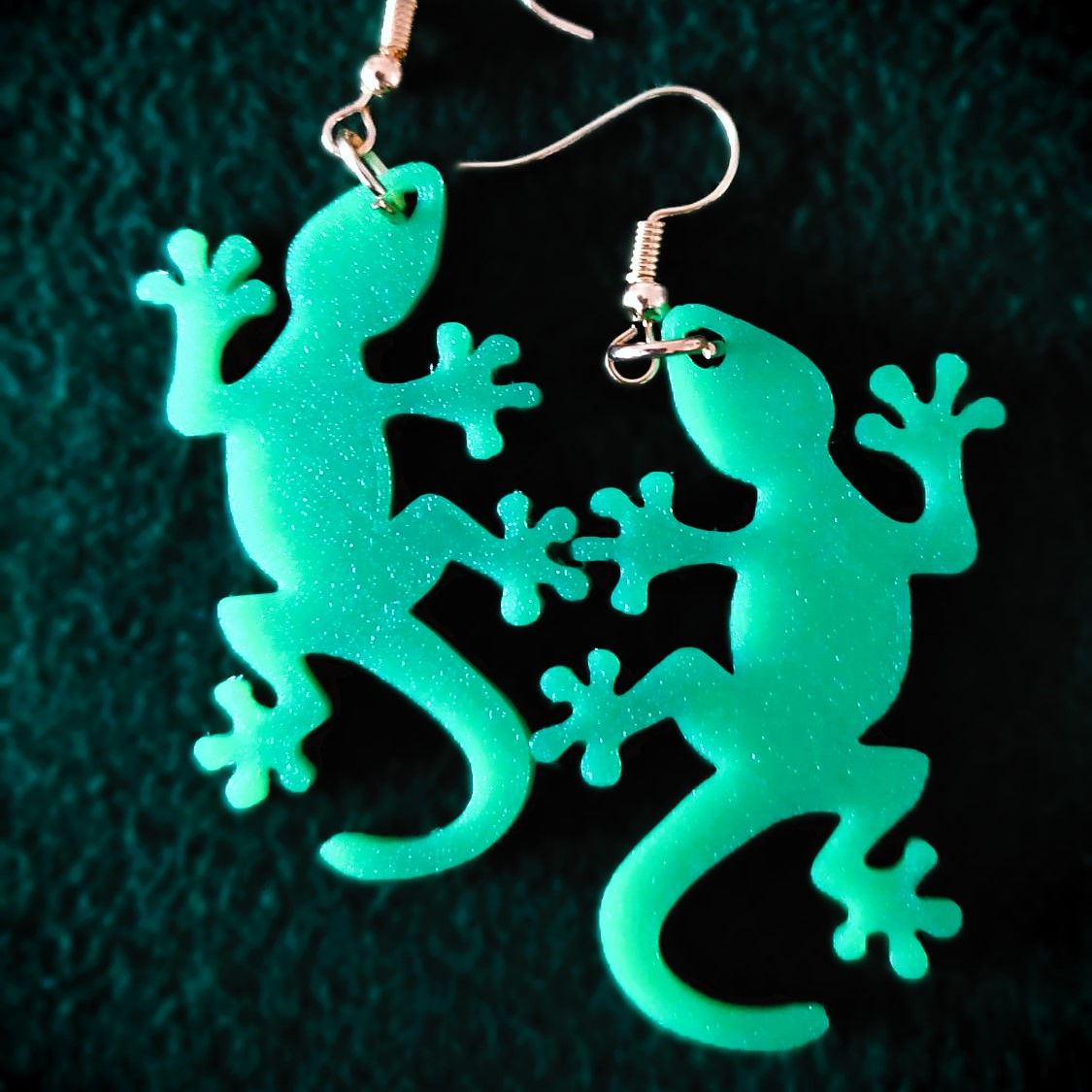 LIZARD EARRINGS / PENDIENTES LAGARTO