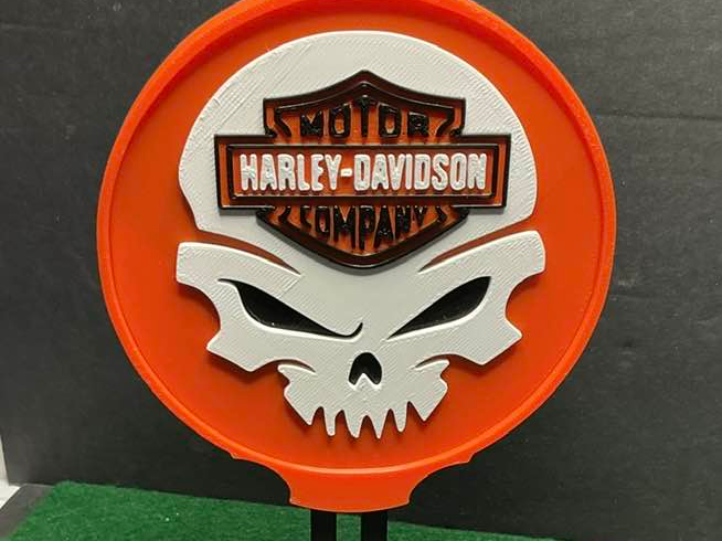 Harley Davidson Oil sign