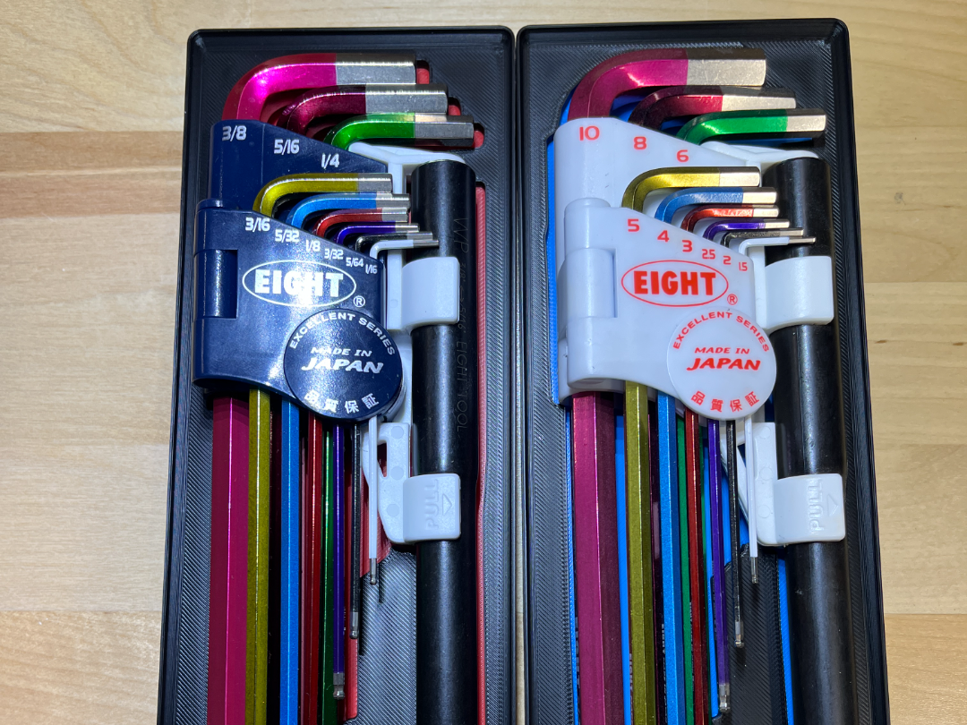 Eight Tools Allen Key Gridfinity storage