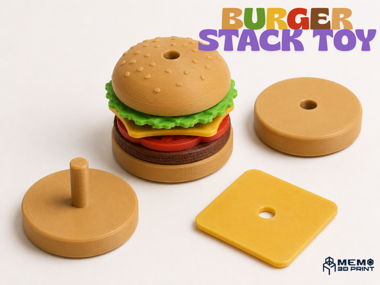 Burger Stack Toy