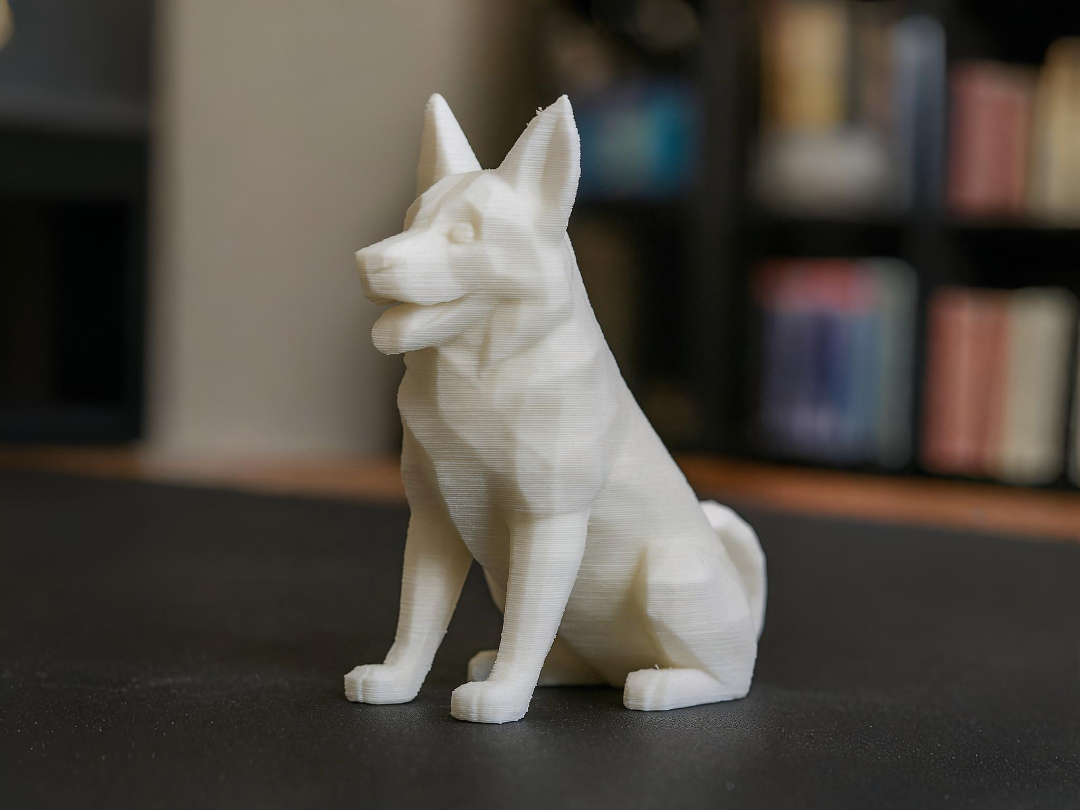 Low poly cute German Shepherd