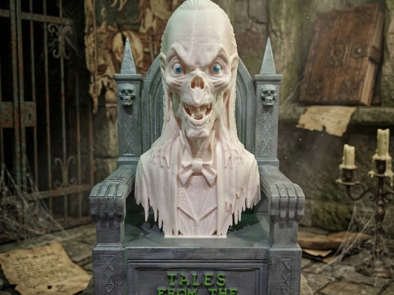 Crypt Keeper Bust & Throne - Tales from the Crypt
