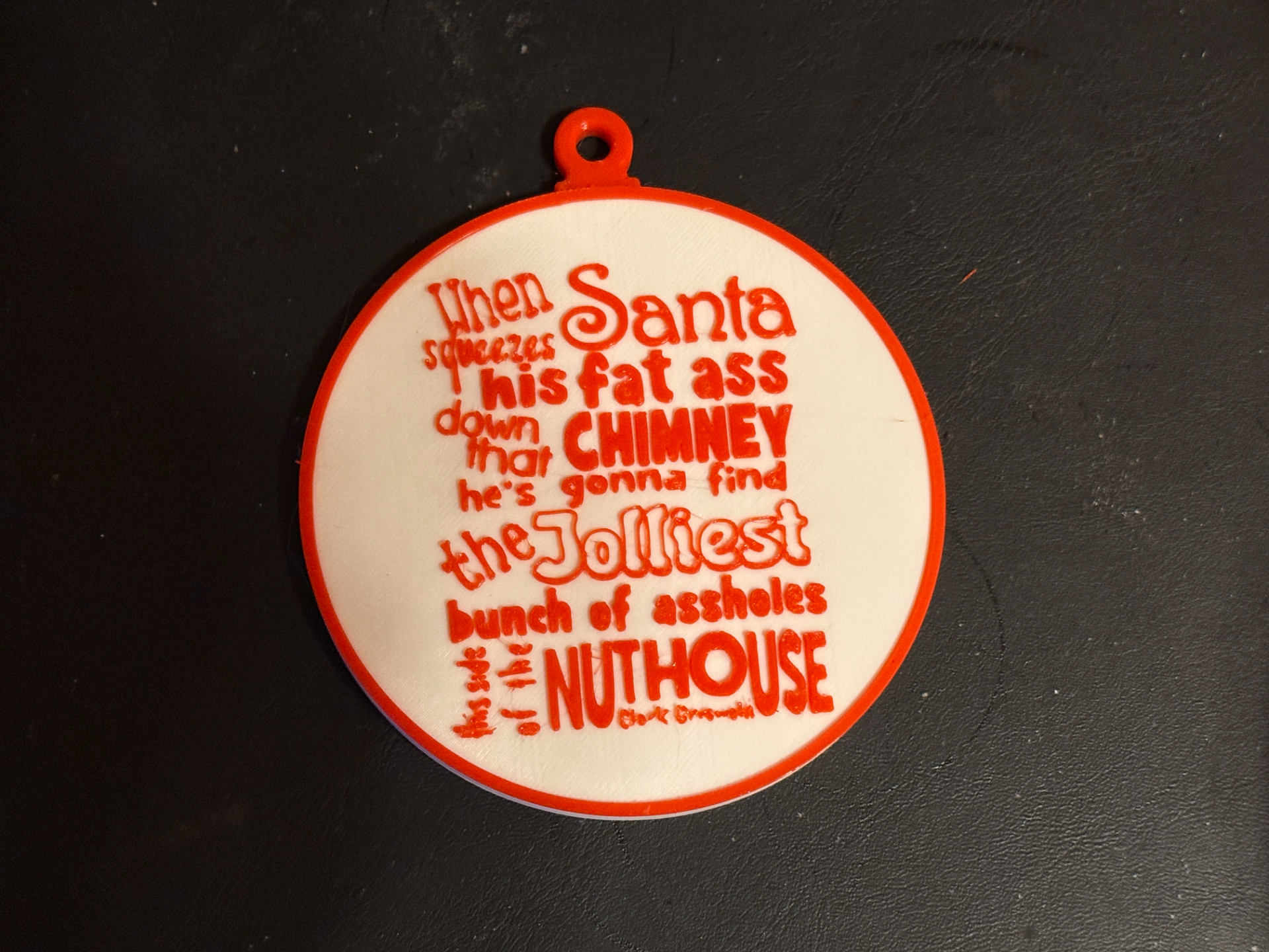 Jolliest Bunch Of A**holes ornament