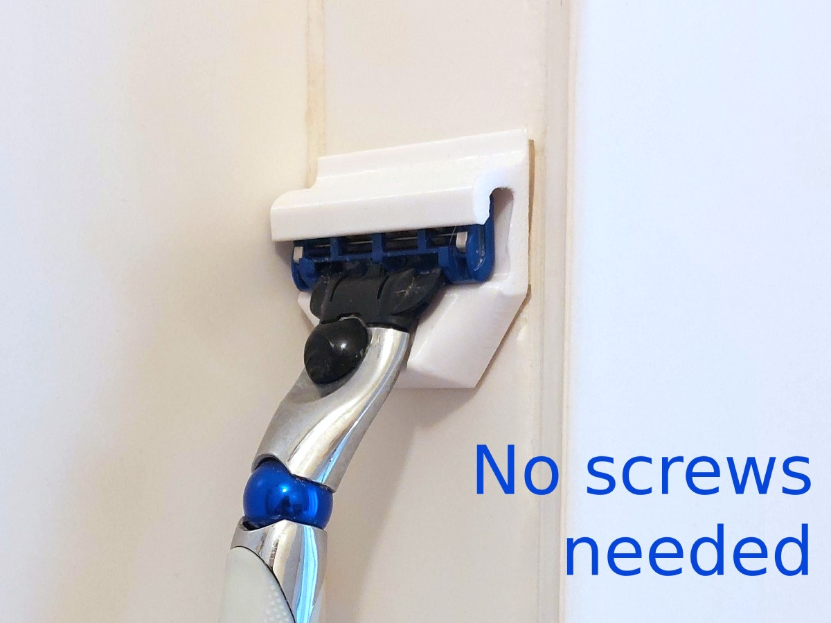 Gillette Mach 3 razor wall holder