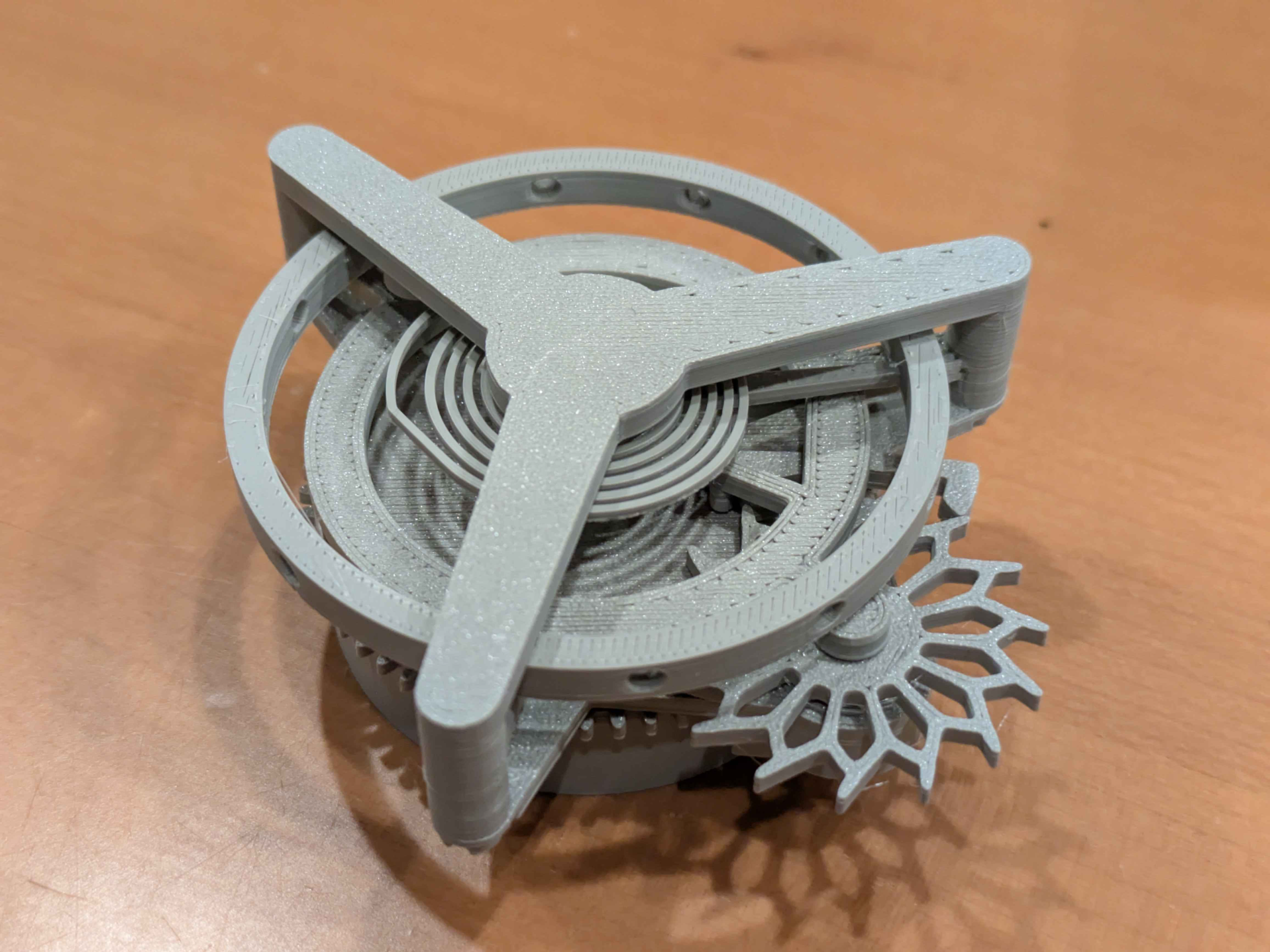 Fully 3D Printed Tourbillon