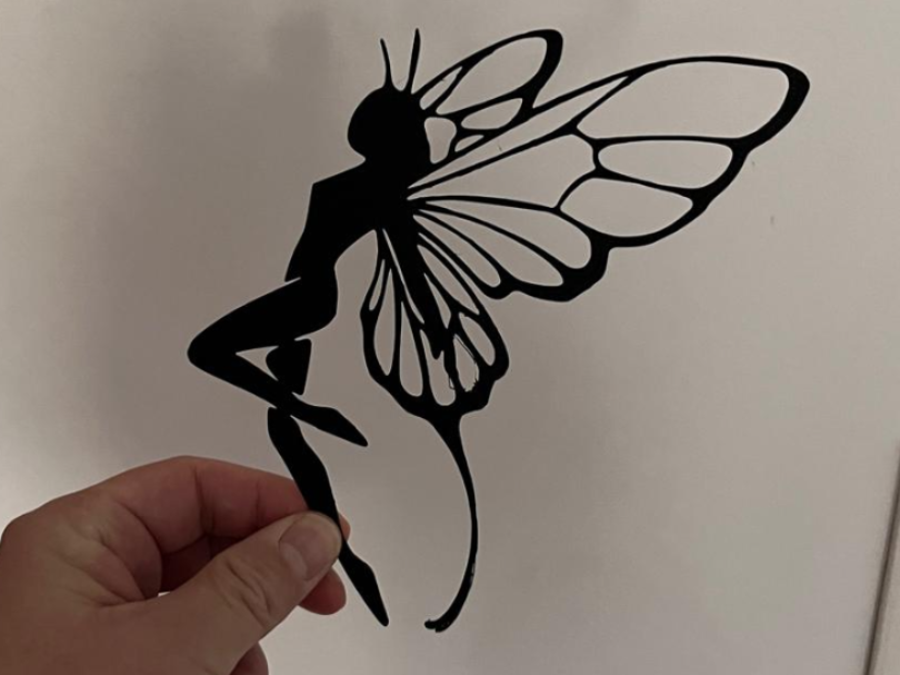 The flight of the butterfly fairy