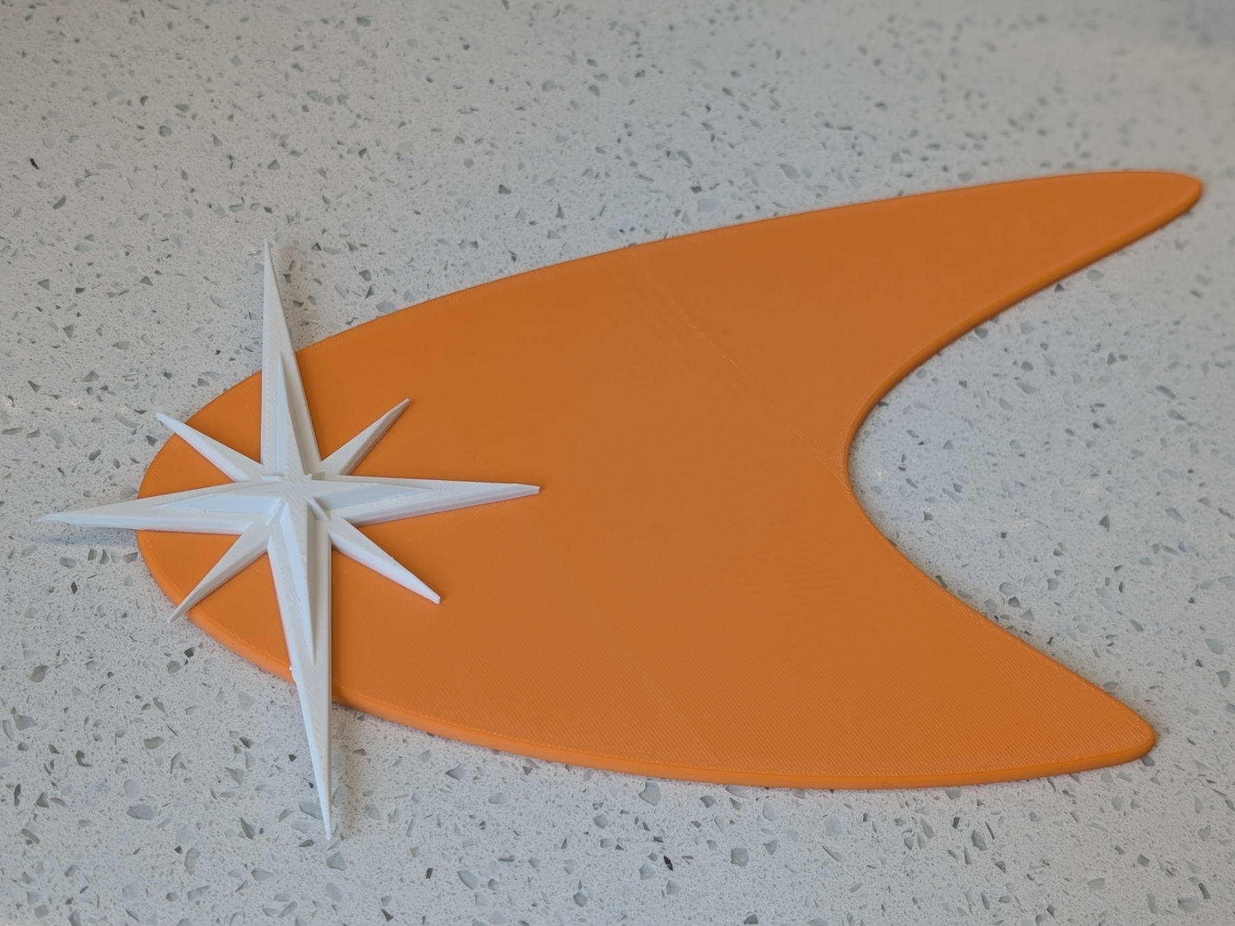 retro cosmic boomerang starburst