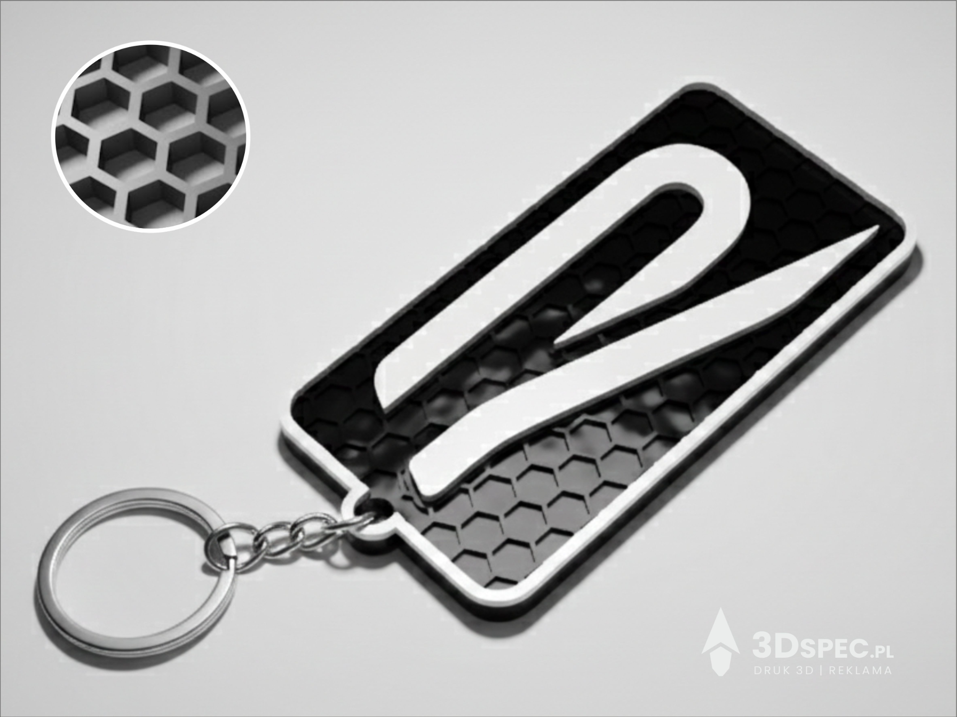 Volkswagen VW R line new logo keychain