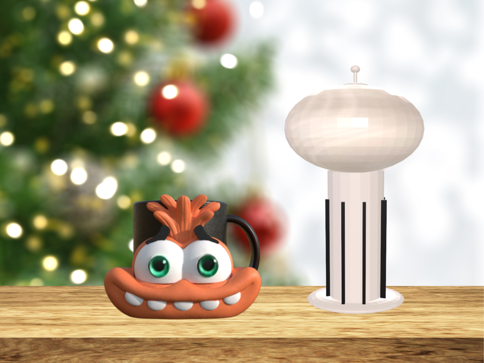 Taza ansiedad “insideout” con torre capsulas N