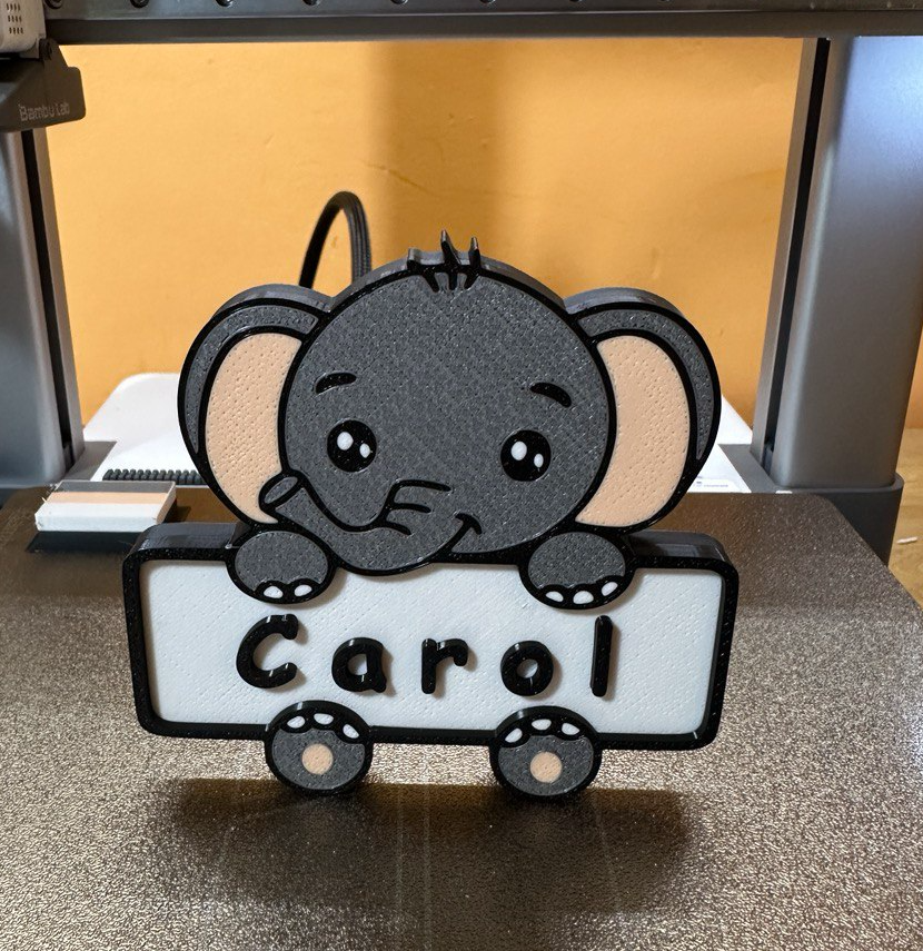 elefante con nombre