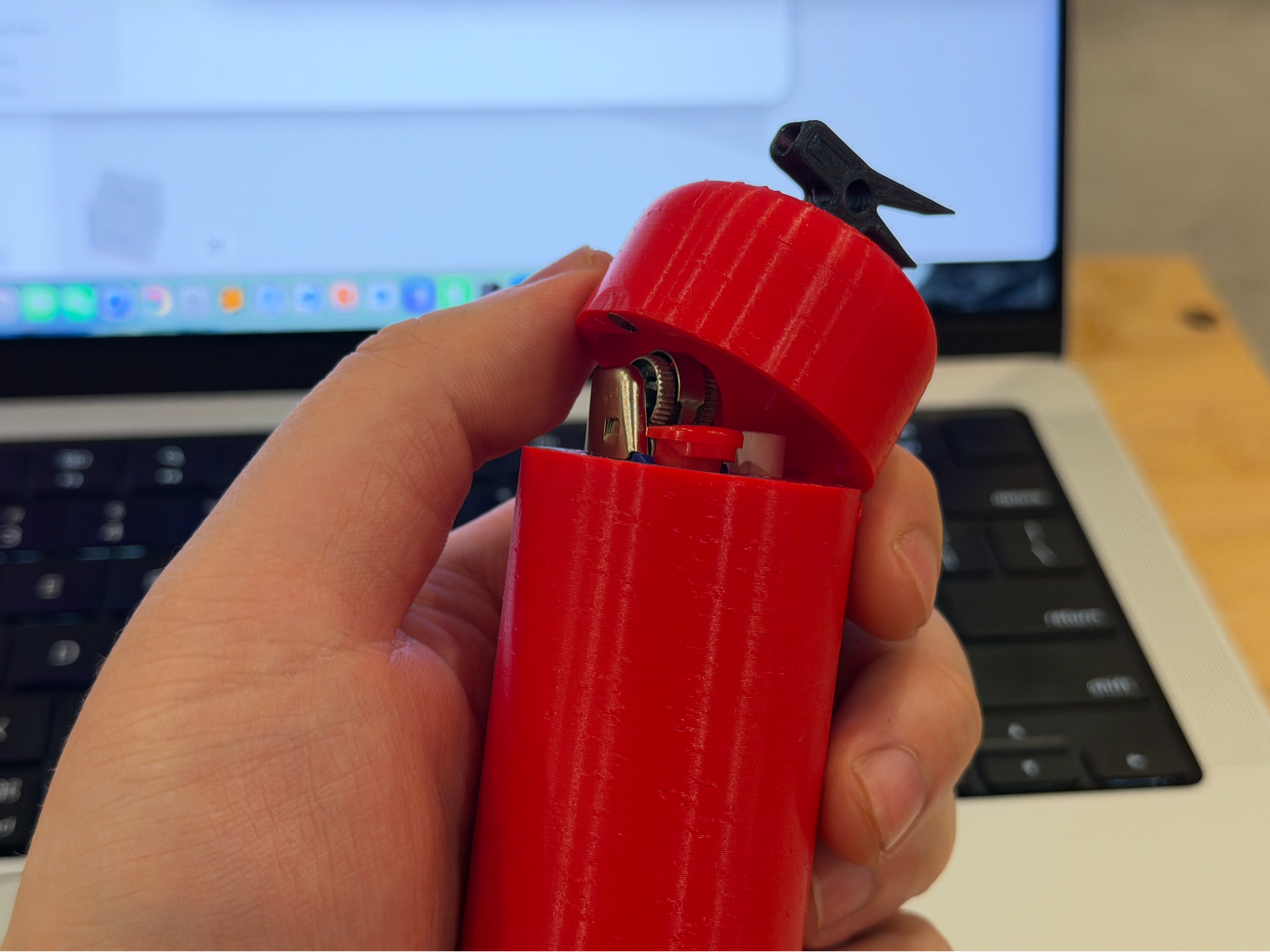 Fire Extinguisher Lighter Case - In Case of FIRRE!