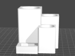 Medium size desk organizer for aestetic desks