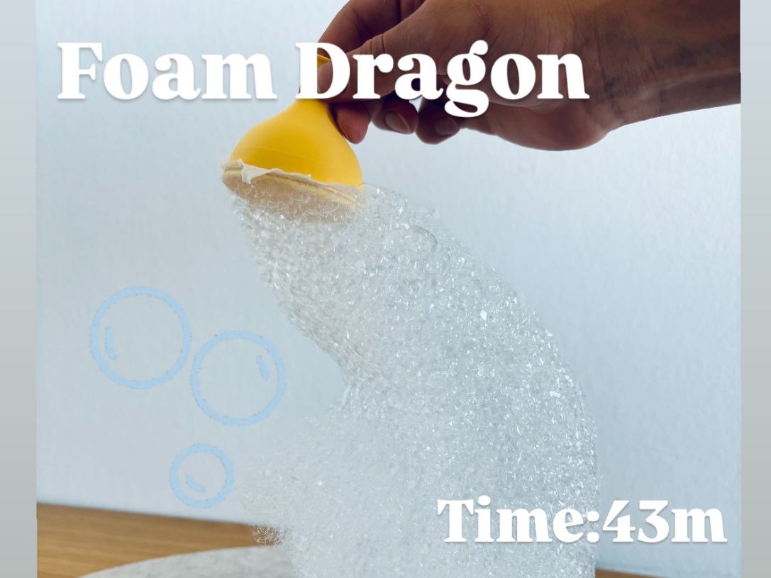 Foam Dragon – bubbles Fun!