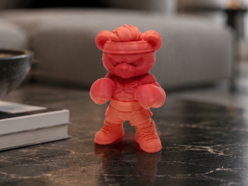 Kampferbaer "Knockout Knuddel" Boxer Figur