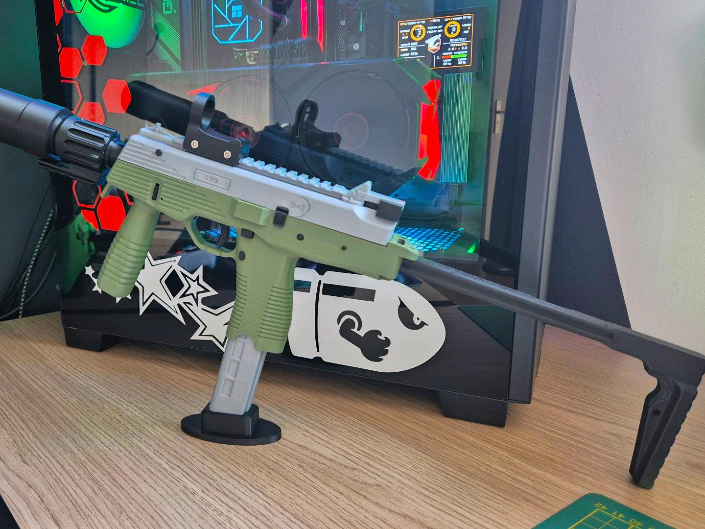 Stock of B&T MP9 Submachine Gun SMG(no function)
