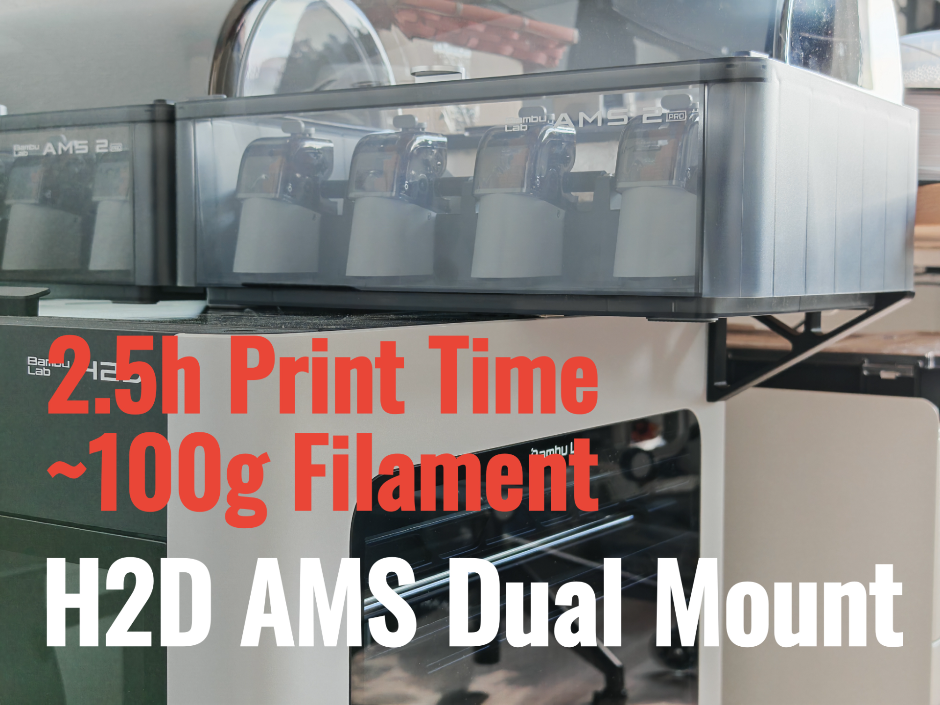 AMS 2 Pro Dual Mount for H2D