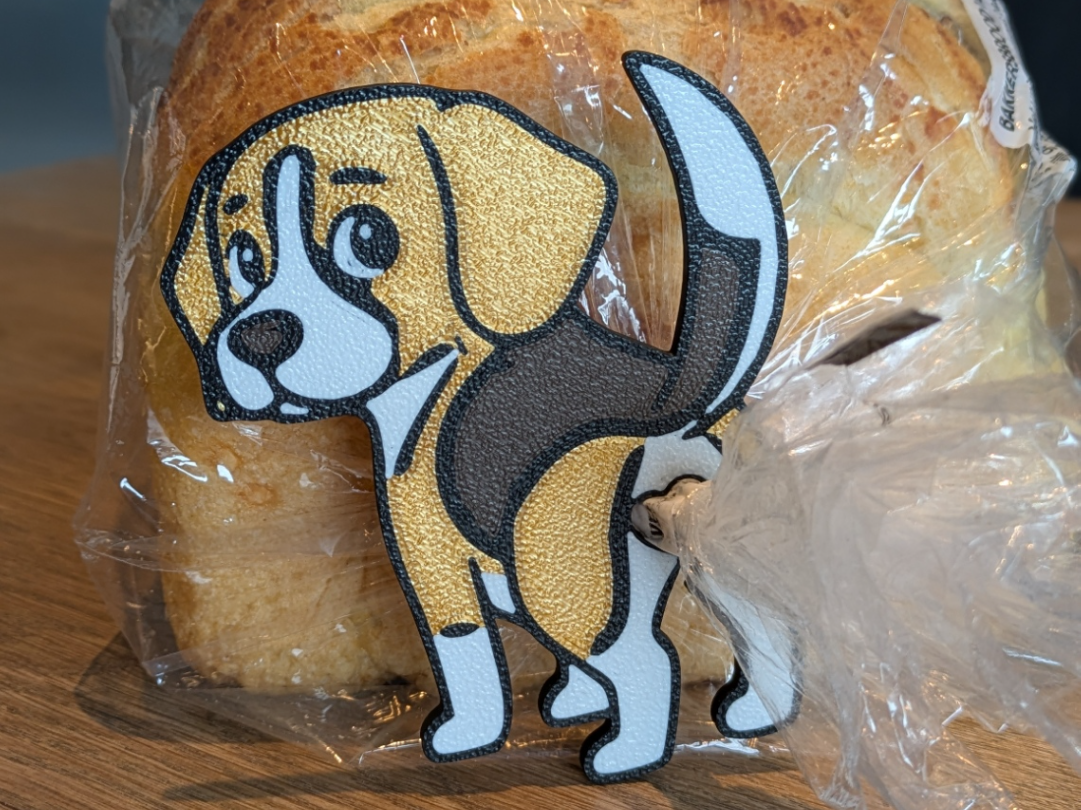 Beagle Bread Bag Clip