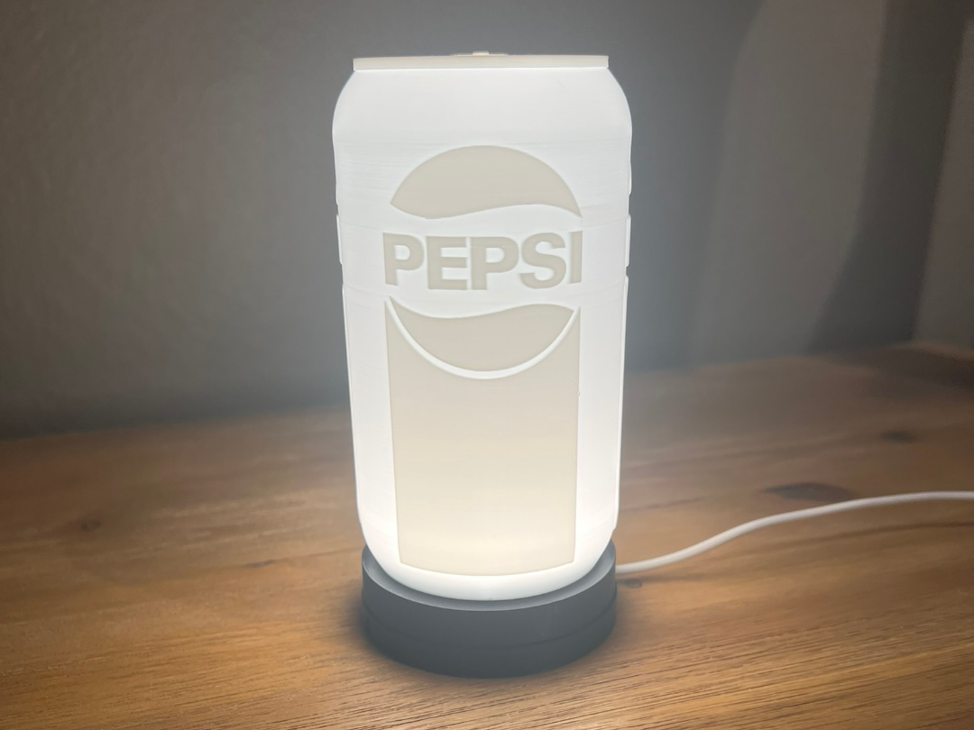 Vintage / Retro Pepsi Can (Lighted Lithophane)