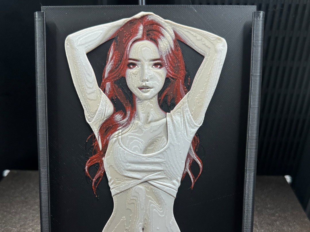 Sexy red hair model