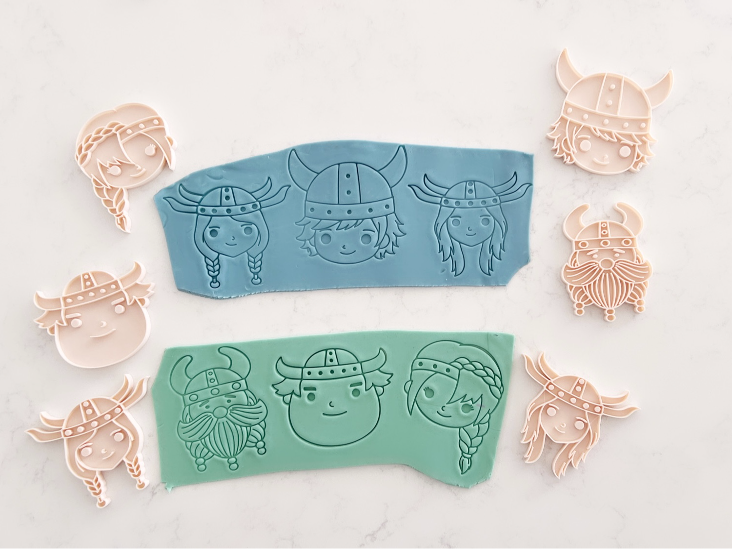 Vikings Cookie Cutter and Stamp