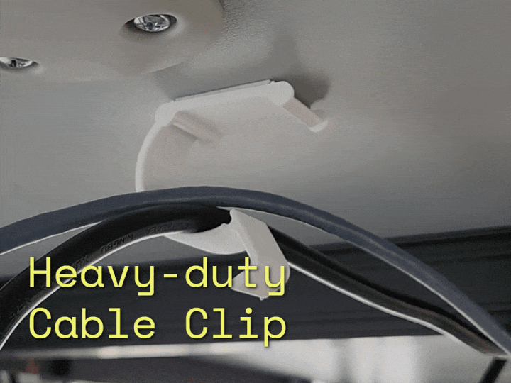 Heavy-duty Cable Clip