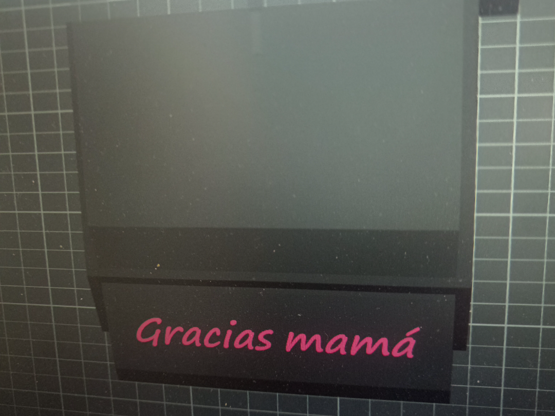 Base personalizable para litofania cubo