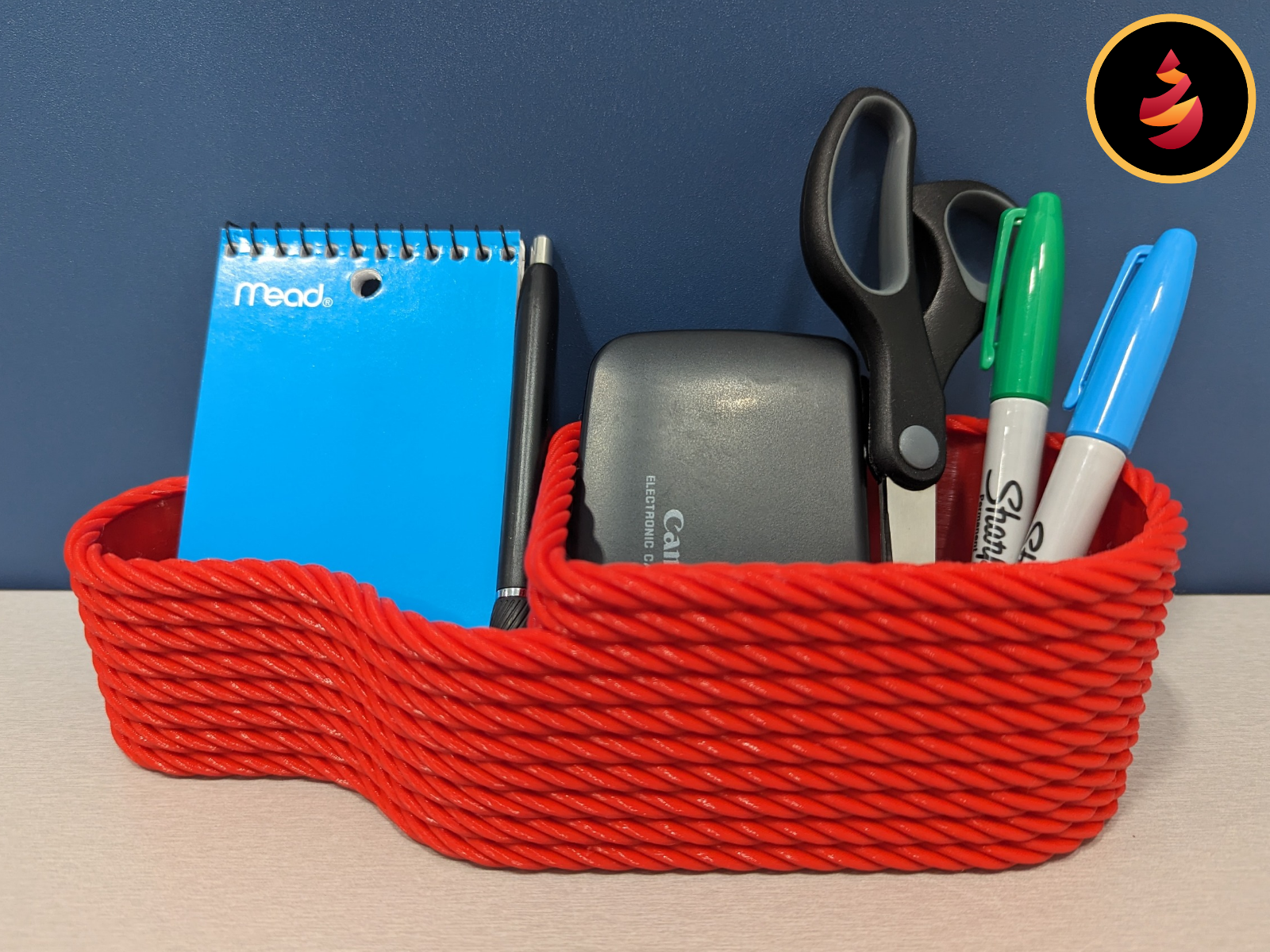 Rope Desk Organizer
