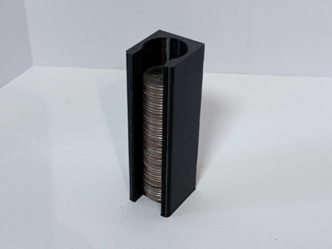 Quarter Holder for water dispenser