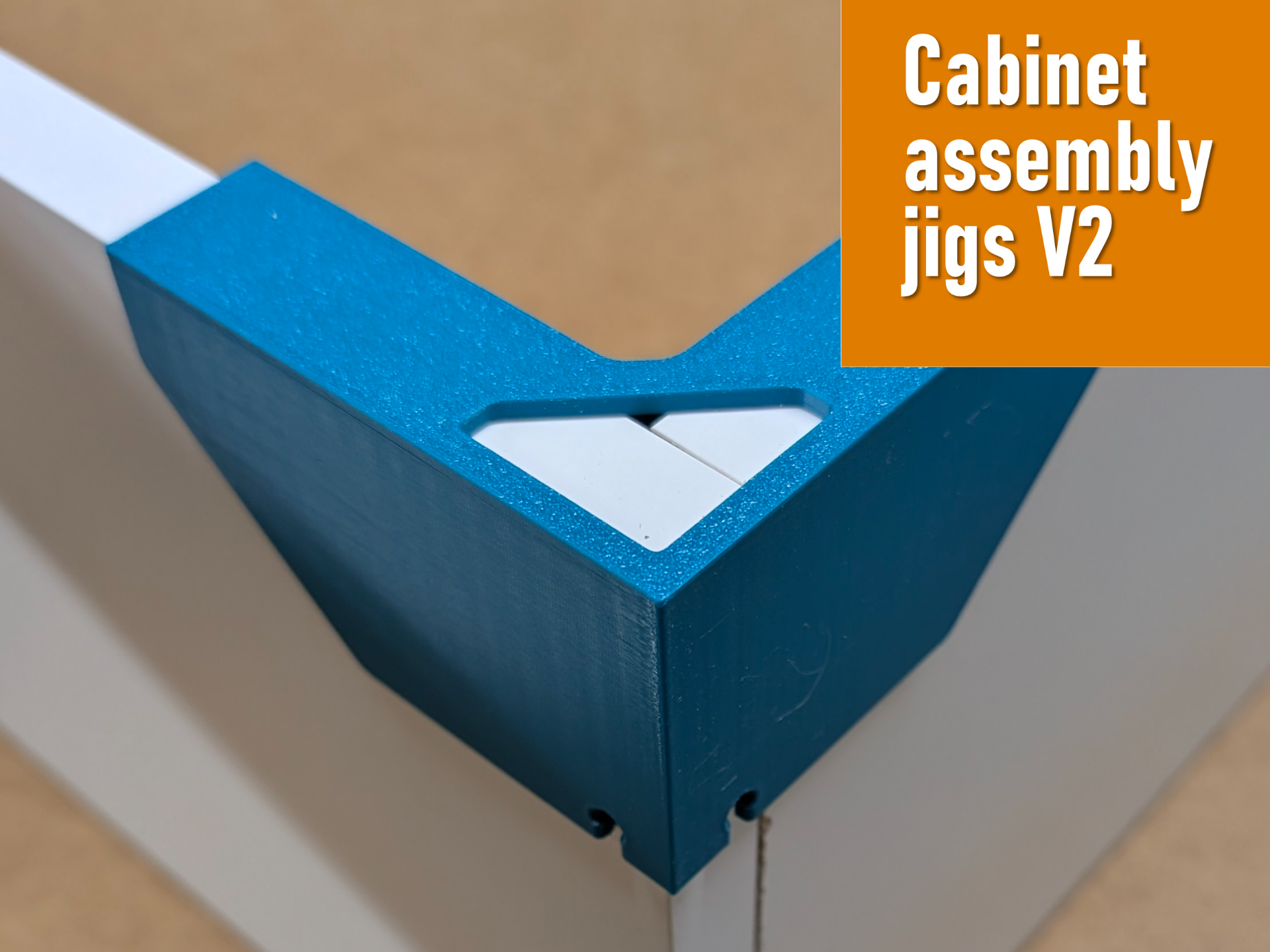 Woodworking cabinet assembly jigs -16, 18mm, 3/4"