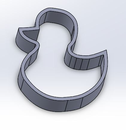 Duck cookie cutter
