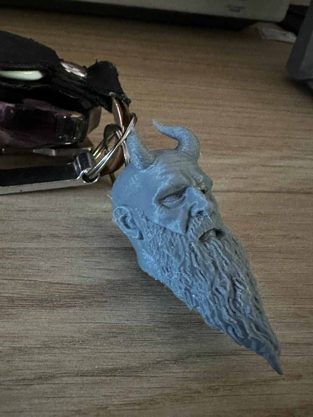 God of war keychain mimir