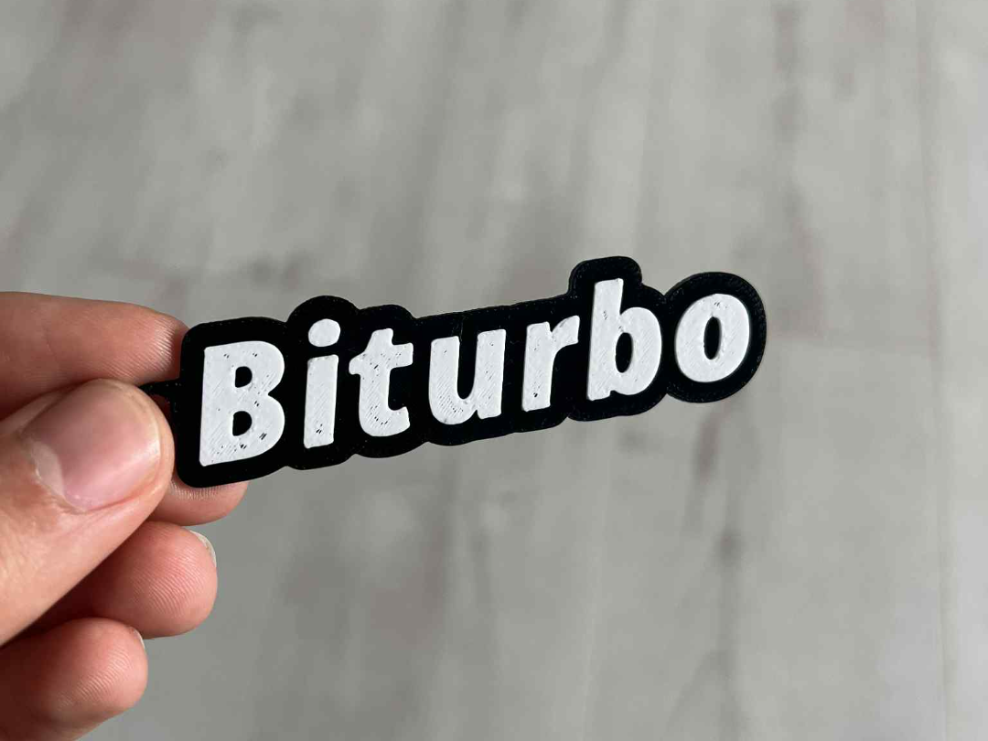 Maserati Biturbo Keychain