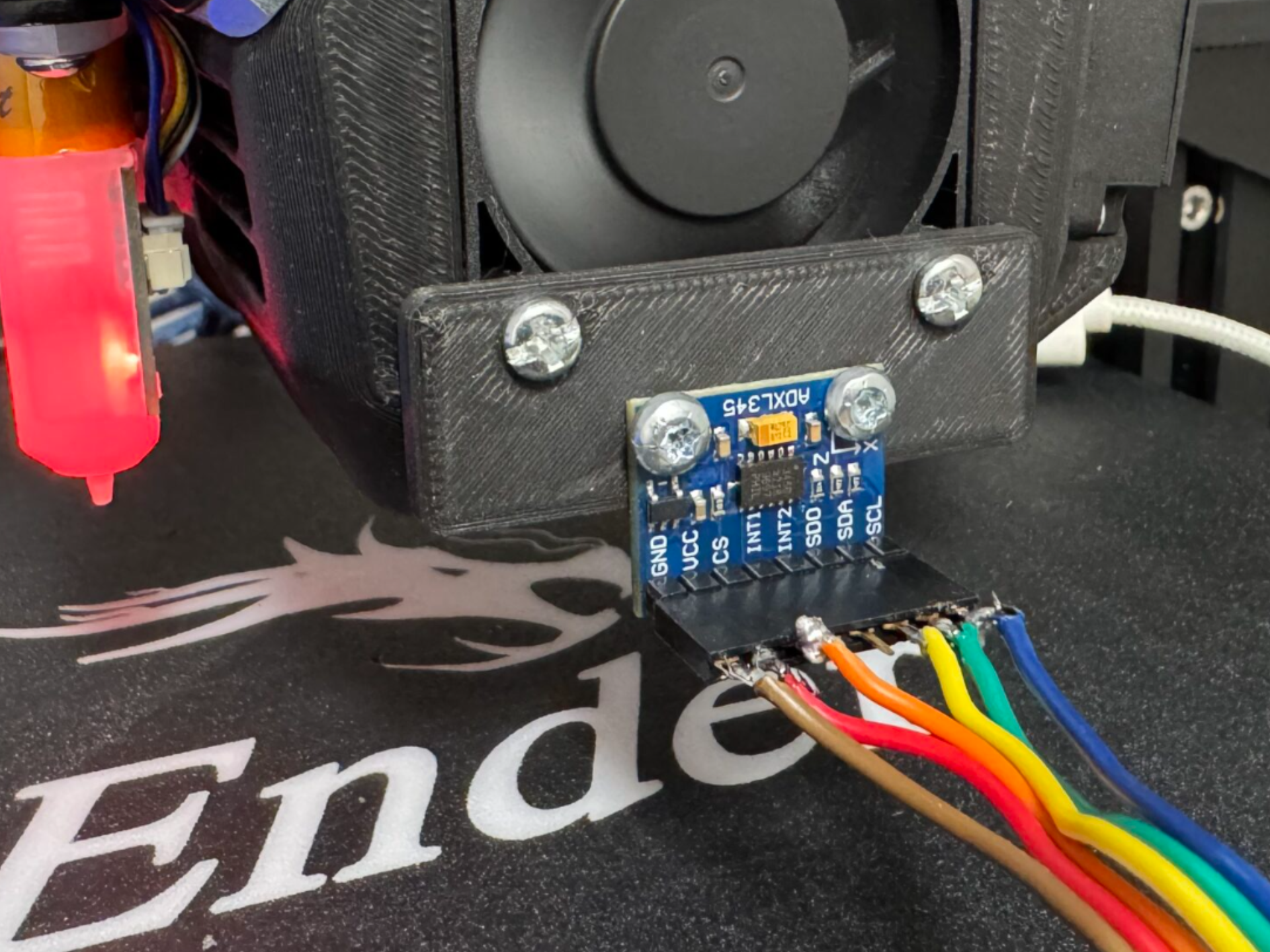 ADXL345 Mount for Micro Swiss NG Hotend