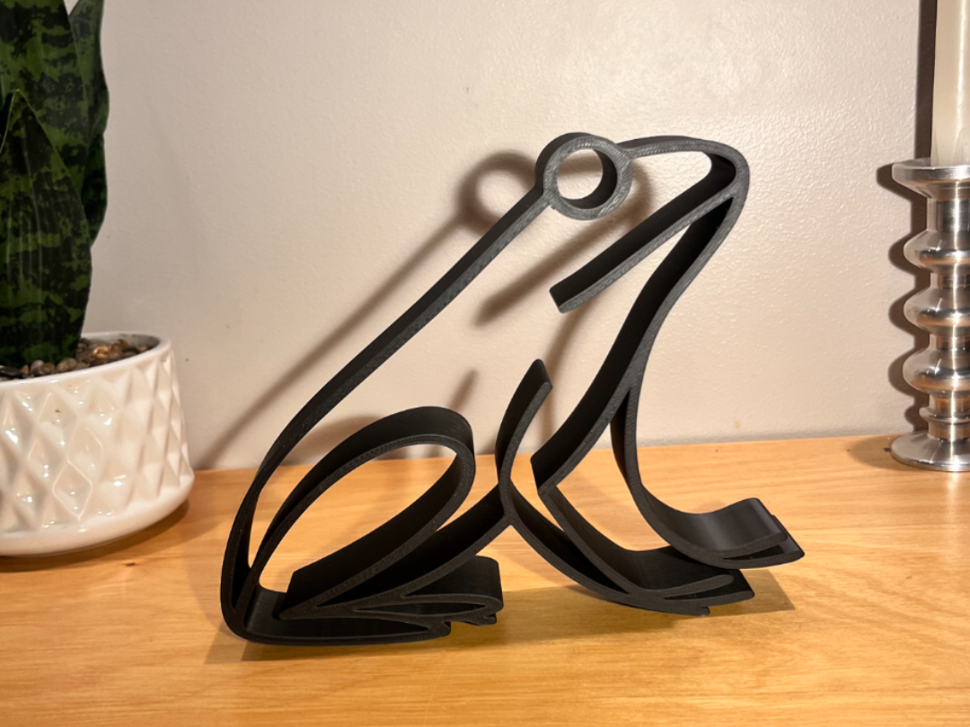 Frog minimalist decoration