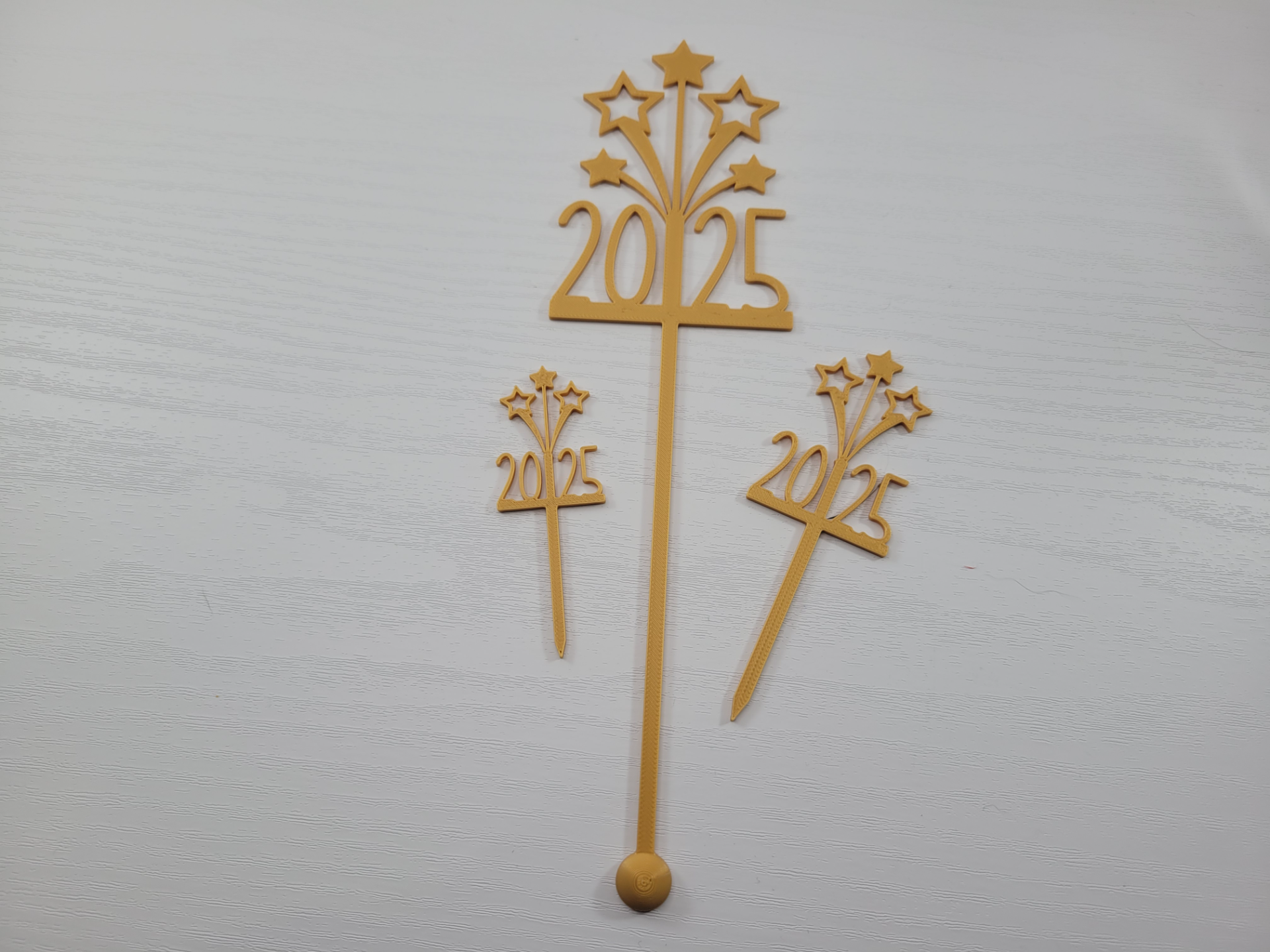 2025 New Year's Eve Drink Stirrer and Toothpick